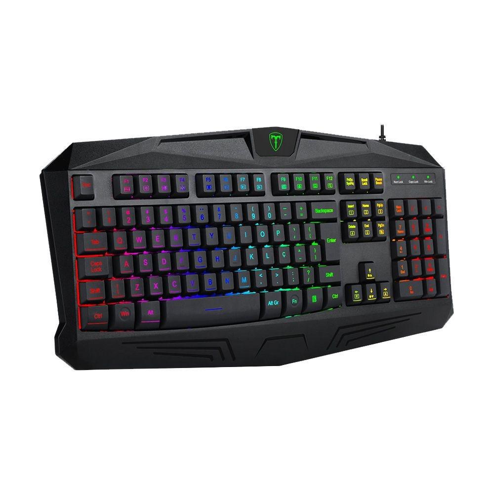 Teclado Gamer Semi Mecanico T-Dagger Submarine T-TGK205 RGB PT