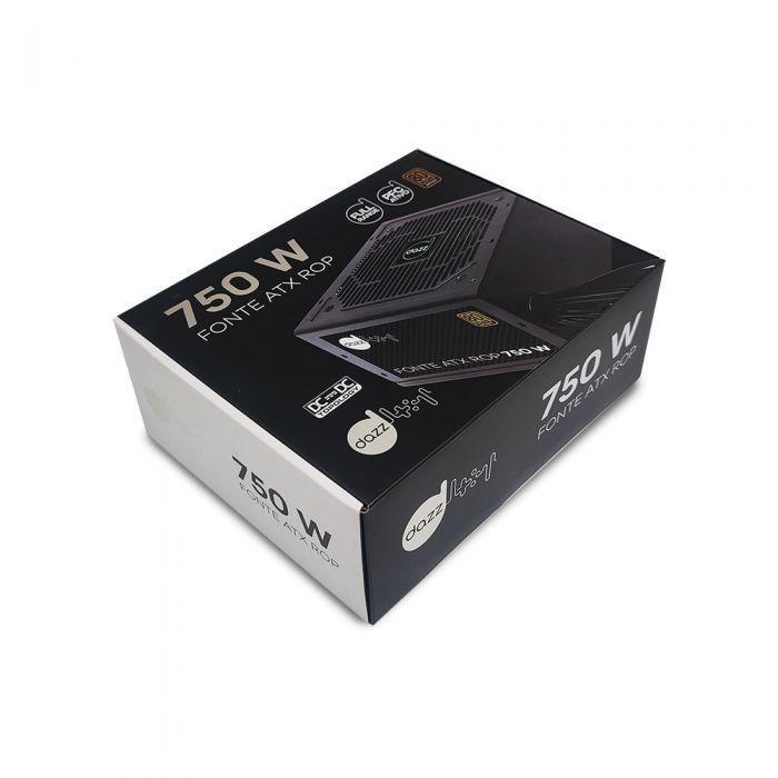 Fonte de Alimentação Dazz Rop 750W 80 Plus Bronze PFC Ativo