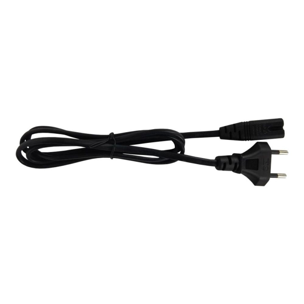 Cabo de Força Bipolar 2 Pinos para Impressora, Notebook e Rádio 40cm M180X