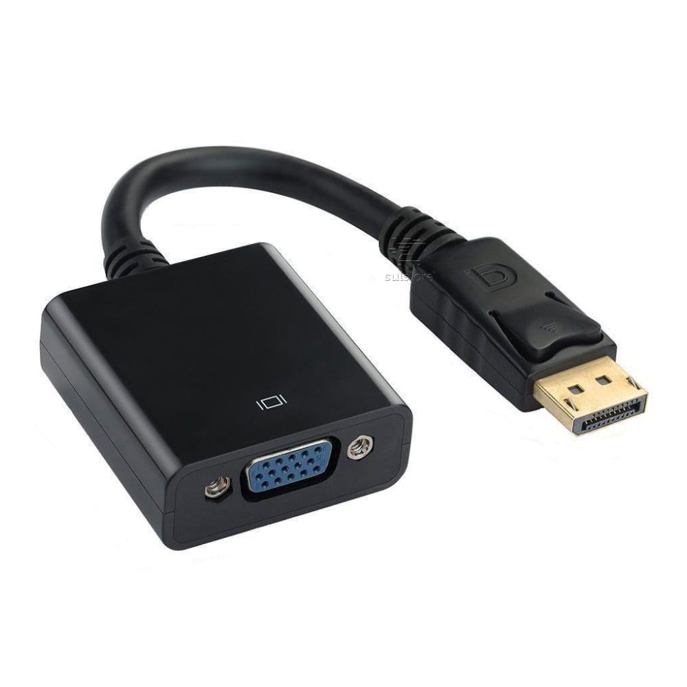 Cabo Adaptador Conversor F3, Displayport x VGA