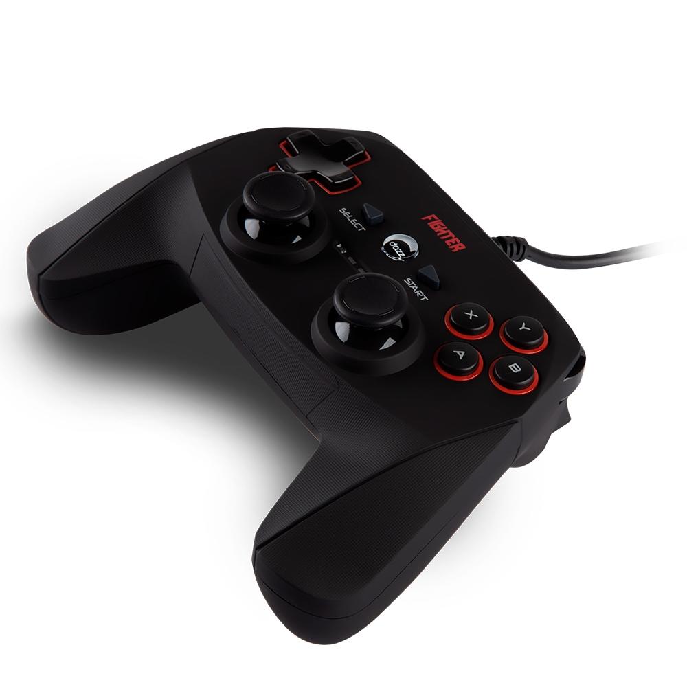 Controle Dazz Dualshock Fighter PC/PS3 Preto 623397