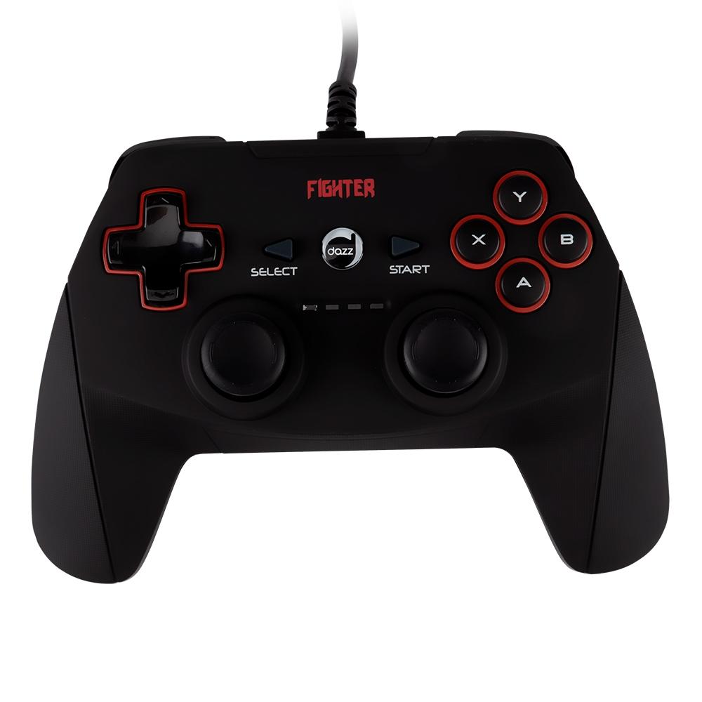 Controle Dazz Dualshock Fighter PC/PS3 Preto 623397