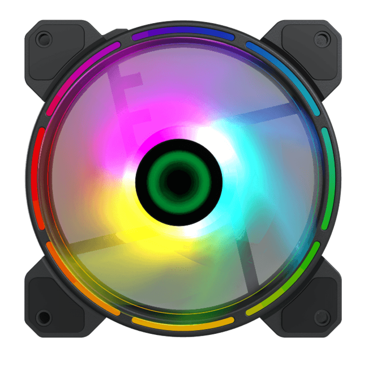 Cooler para Gabinete Gamemax, ARGB, 120mm, FN-12Rainbow-D