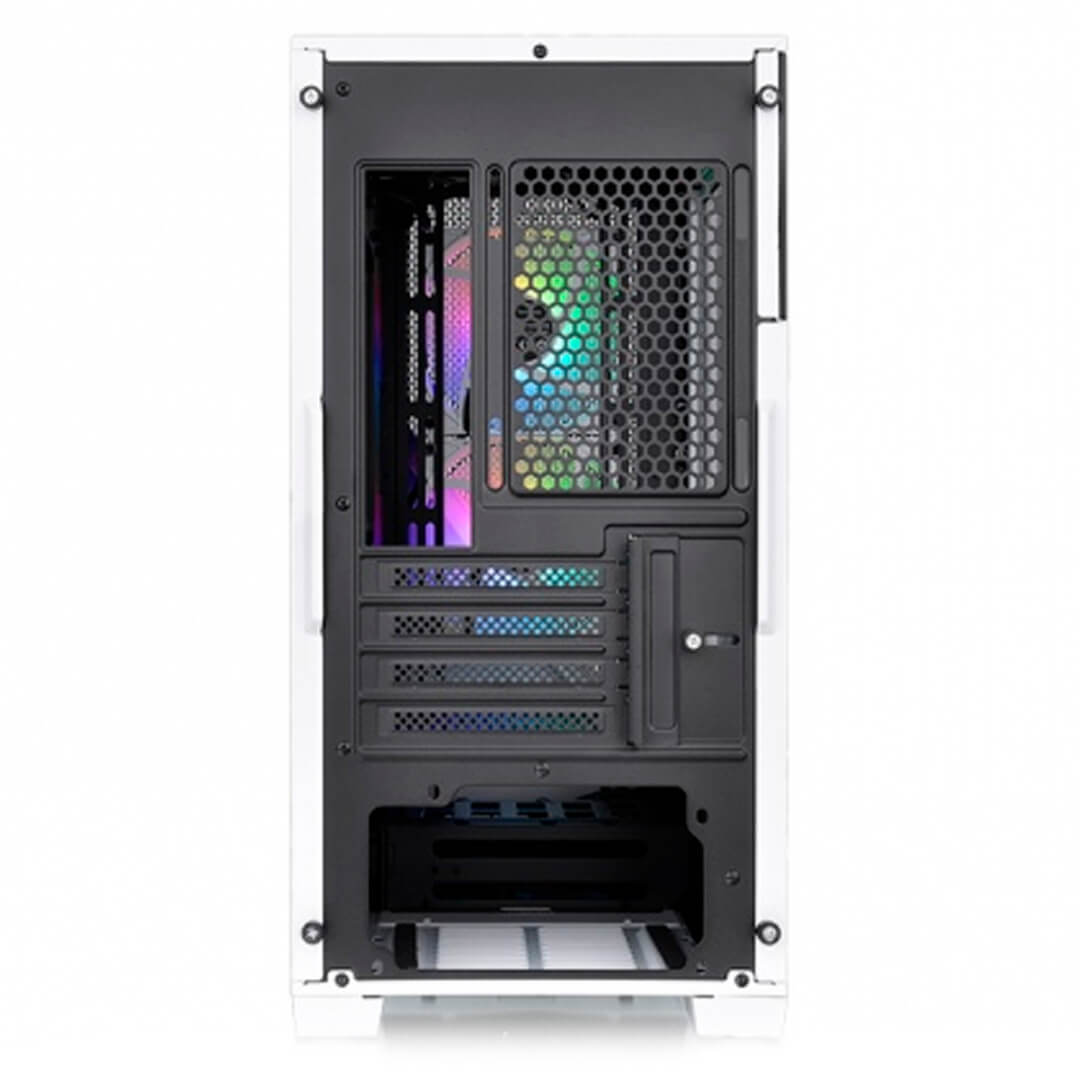 GABINETE TT DIVIDER 170 TG ARGB/SNOW W/TEMP GLASS/SPCC ACOMPANHA 2 FANS