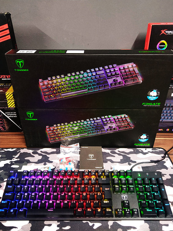 Teclado Mecânico Gamer T-Dagger Frigate Switch Outemu