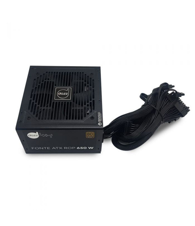 Fonte de Alimentação Dazz Rop 650W 80 Plus Bronze PFC Ativo C/ Cabo