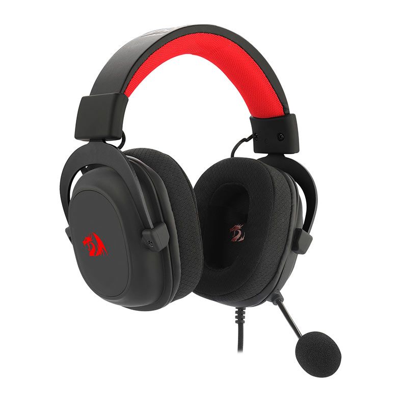 HEADSET GAMER REDRAGON HERO, DRIVERS 53MM, PRETO E VERMELHO, H530