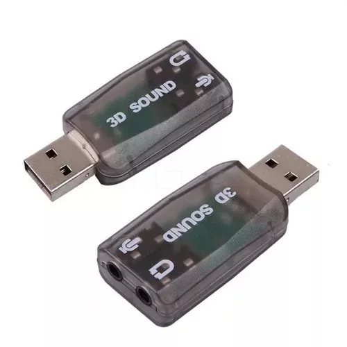 Adaptador Placa De Som Usb 5.1 Canais Virtual - Vinik