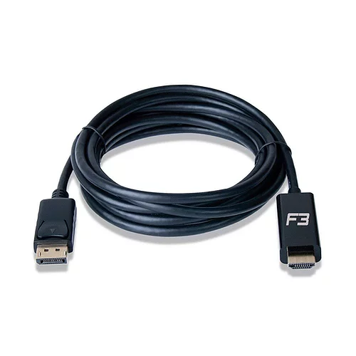 Cabo Adaptador Conversor F3, Displayport x HDMI, 1.8m