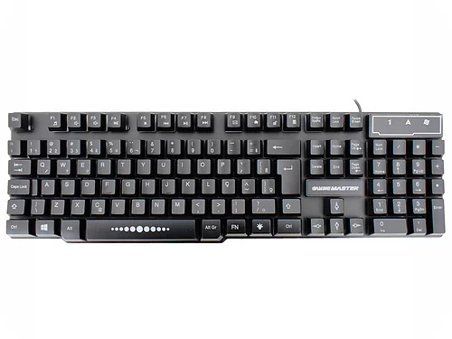 Teclado Gamer K-Mex KM-5228/ Multimídia/ RGB Rainbow/ USB