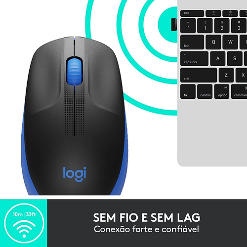 MOUSE SEM FIO LOGITECH M190