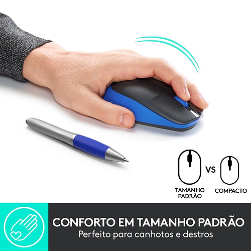MOUSE SEM FIO LOGITECH M190