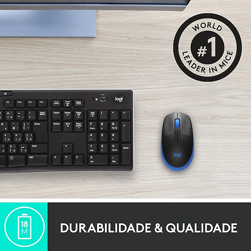 MOUSE SEM FIO LOGITECH M190