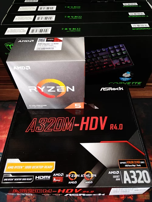 GABINETE GAMER RYZEN 3 2200G / 16GB 2X8GB/HD 500GB/ 350 PFC ATIVO
