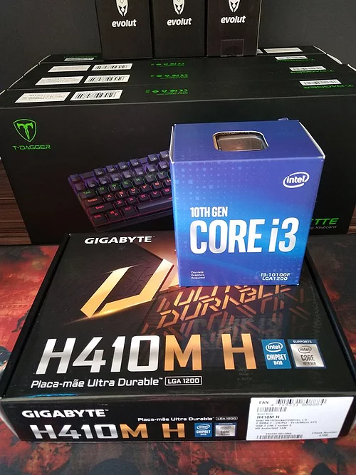 KIT GAMER UPGRADE I3 10100F DÉCIMA GER H410M GIGABYTE