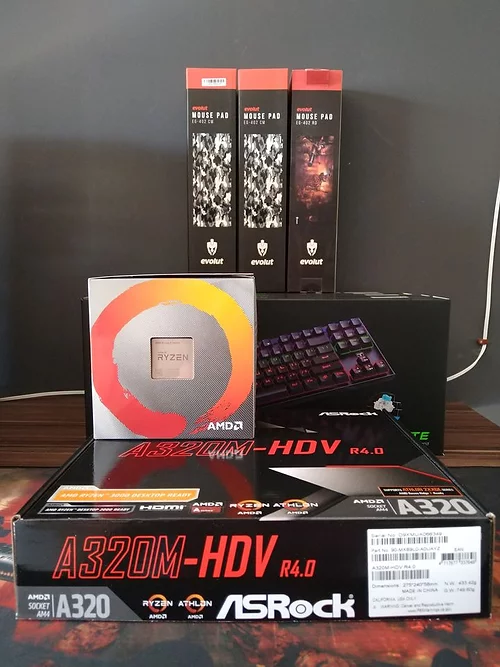 KIT UPGRADE AMD RYZEN 5 3400G VEGA 11 A320M-HDV