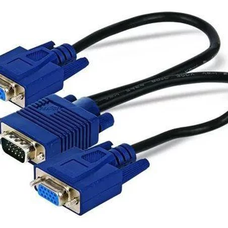 Cabo Y Vga com 2 saidas Femea 15 cm
