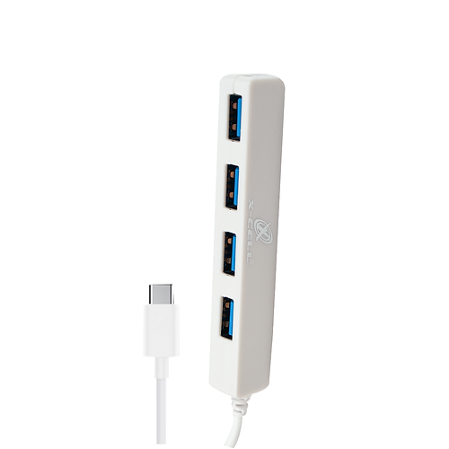 Hub USB Tipo C com 4 USB 3.0 X-Cell XC-HUB-9 / USB pra celular