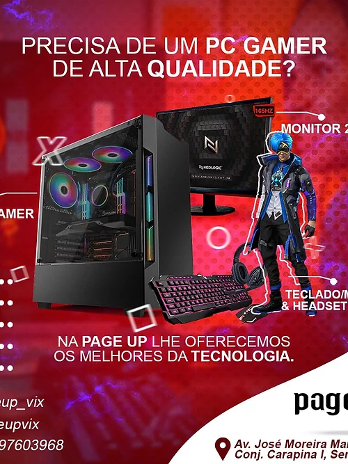PC GAMER I3 9100F / RX 550 4GB / 8GB 2666MHZ/SSD 120GB/ 350W PFC
