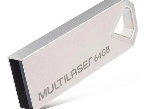 Pendrive 16Gb Usb 2.0 Multilaser Diamond Metálico