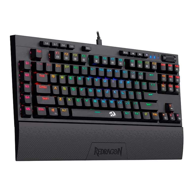 TECLADO OPTO-MECANICO REDRAGON BROADSWORD PRO RGB/ K588RGB-PRO