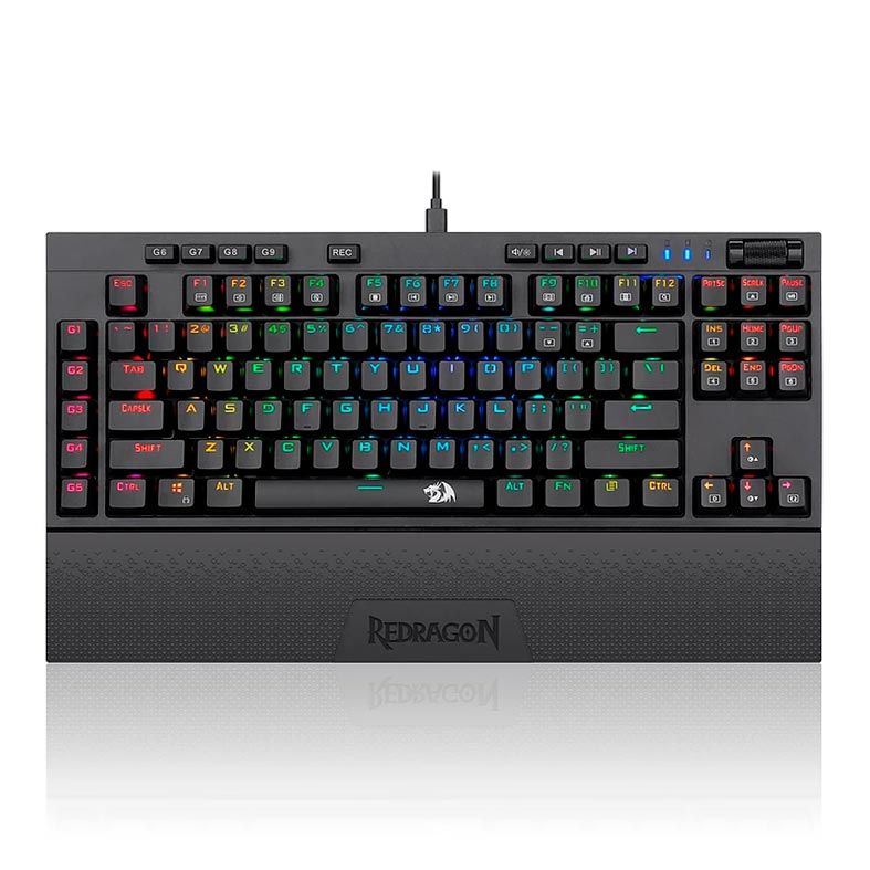 TECLADO OPTO-MECANICO REDRAGON BROADSWORD PRO RGB/ K588RGB-PRO