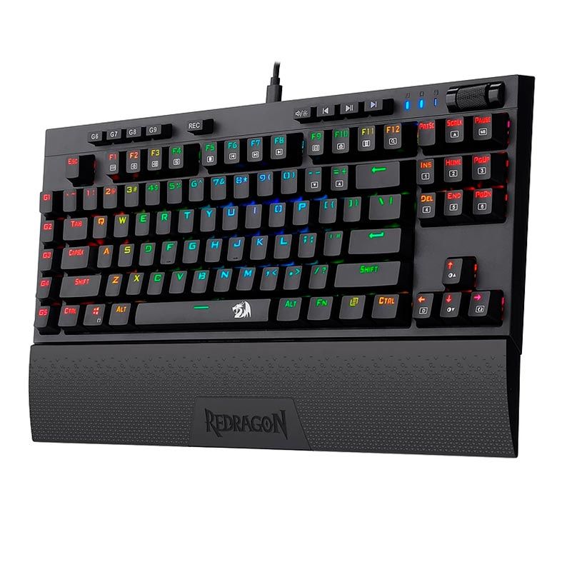 TECLADO OPTO-MECANICO REDRAGON BROADSWORD PRO RGB/ K588RGB-PRO
