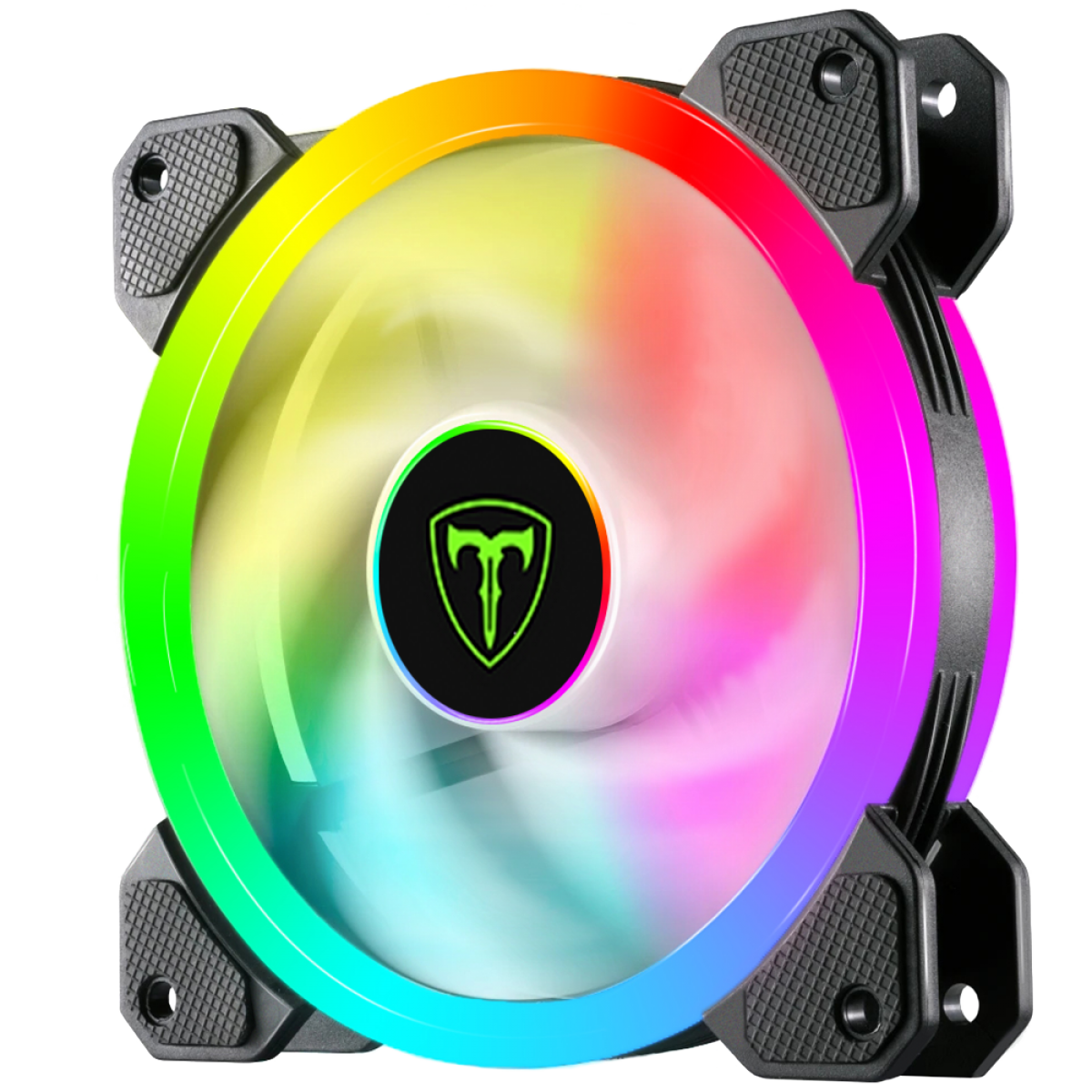 Kit Fan com 5 unidade T-Dagger 120mm, Rainbow, Black,T-TGF515
