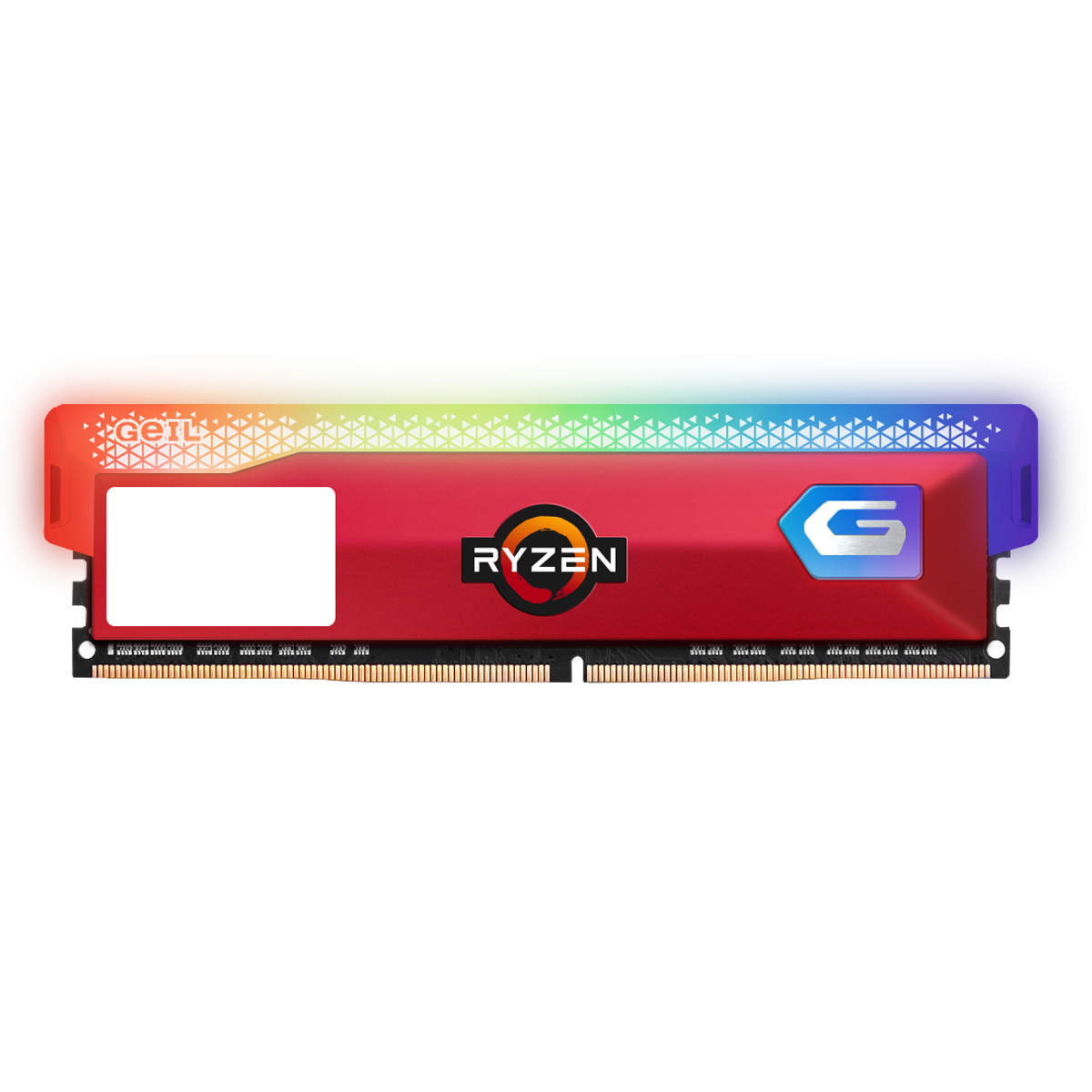 Memória DDR4 Geil Orion RGB, 8GB, 3200MHz, Red