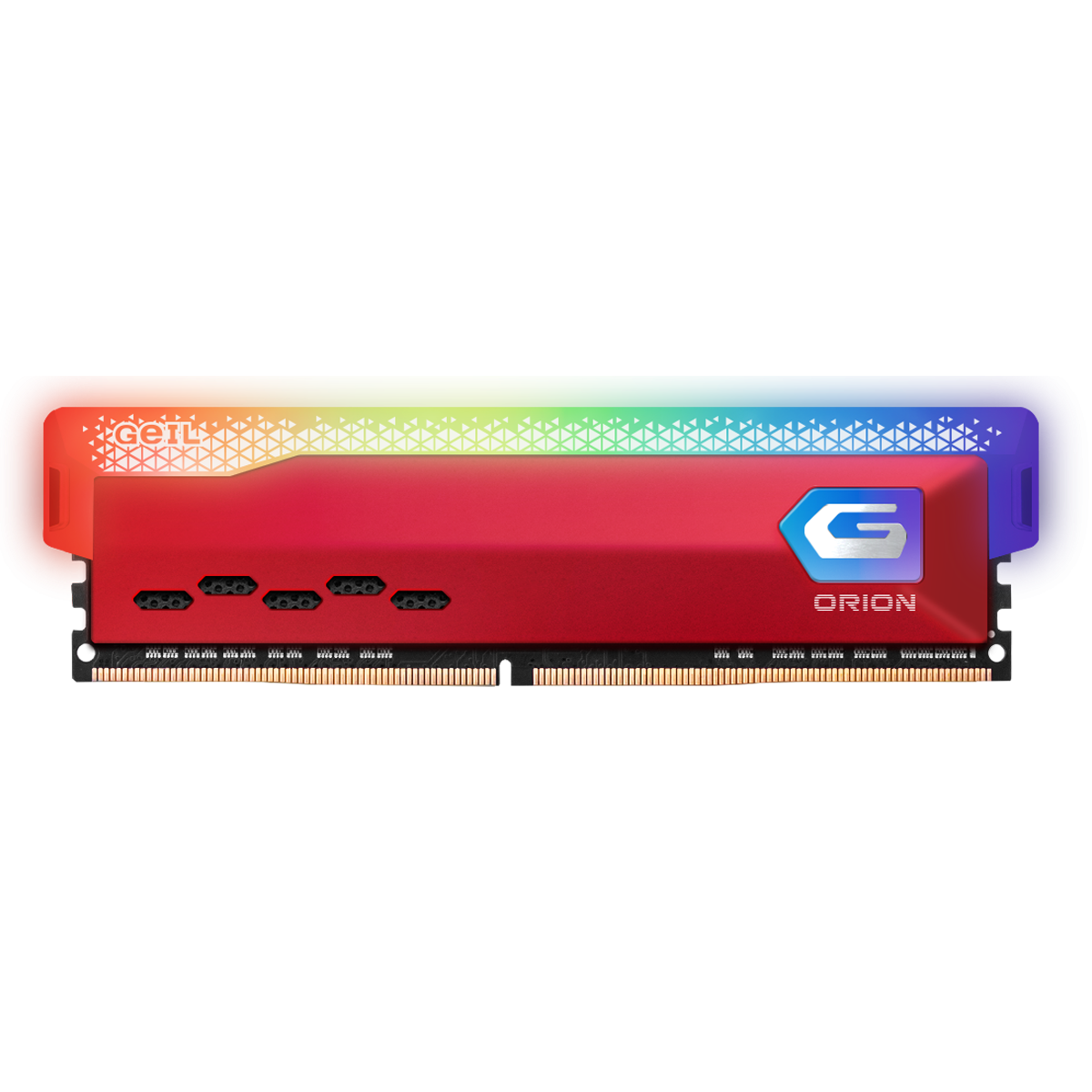 Memória DDR4 Geil Orion RGB, 8GB, 3200MHz, Red