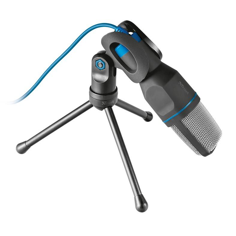 MICROFONE TRUST MICO PRETO/AZUL T23790