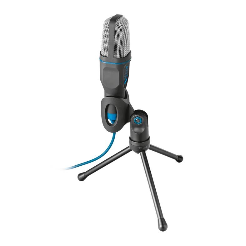 MICROFONE TRUST MICO PRETO/AZUL T23790