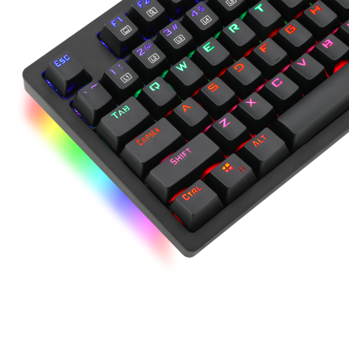 Teclado Gamer Mecânico T-Dagger Bermuda/ RGB/ Black/ ABNT2/ T-TGK312