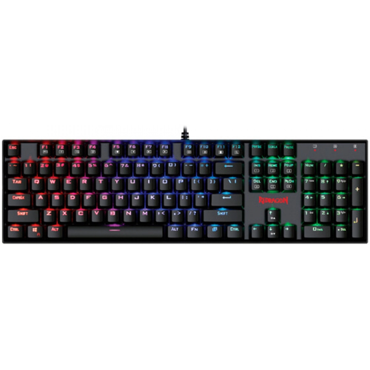 Teclado Mecânico Gamer Redragon Mitra K551 RGB/ ABNT2/ Black
