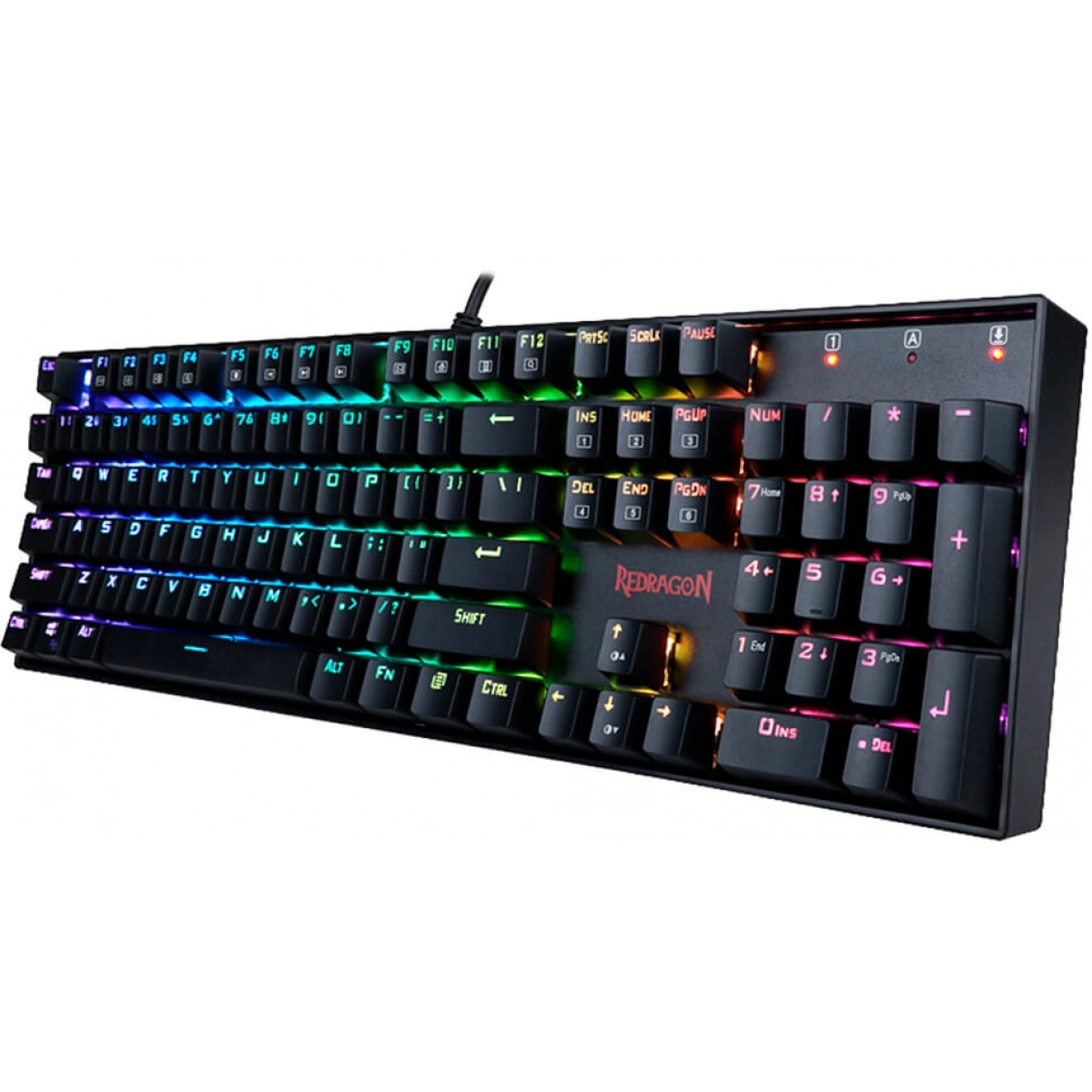 Teclado Mecânico Gamer Redragon Mitra K551 RGB/ ABNT2/ Black
