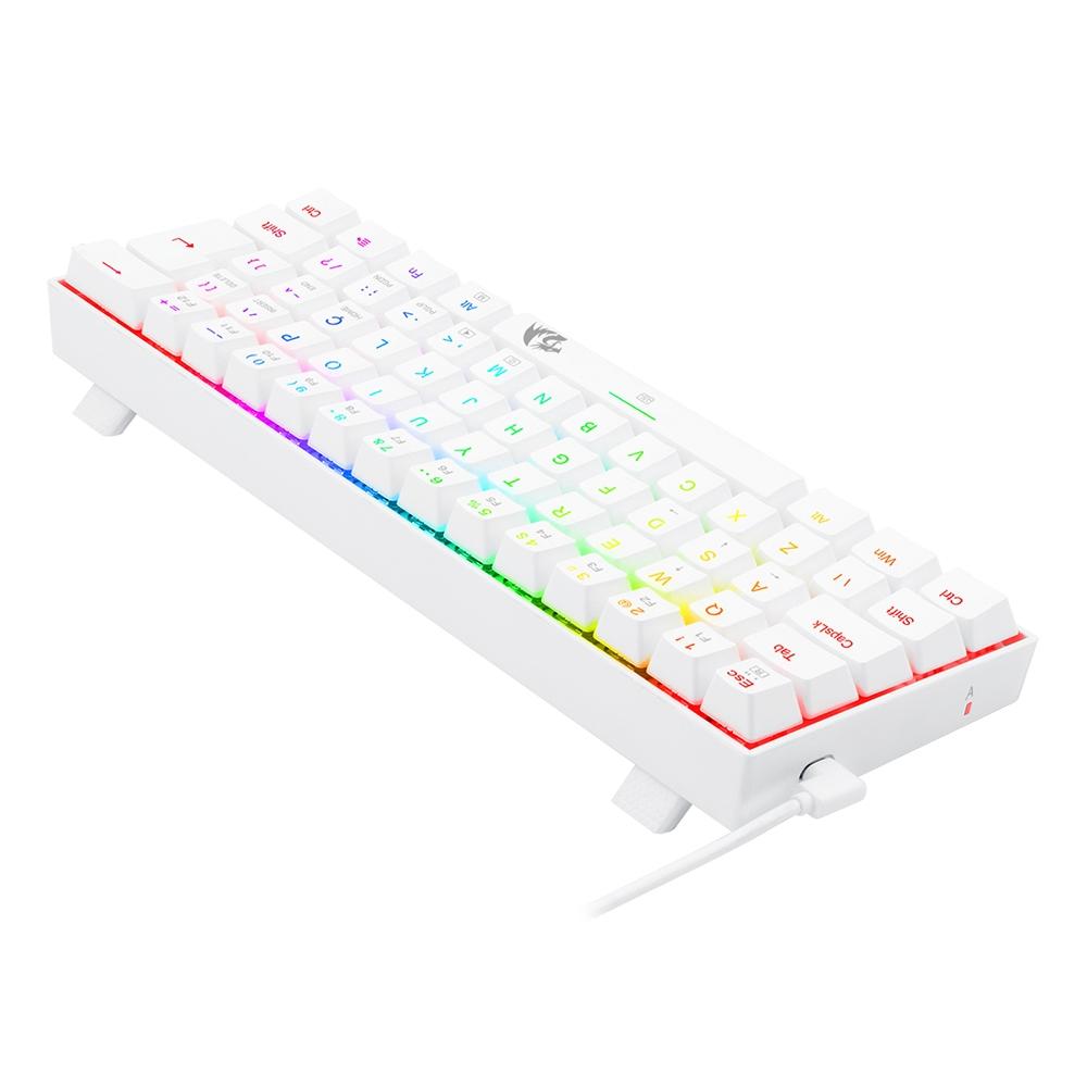 TECLADO MECANICO GAMER DRAGONBORN RGB BRANCO