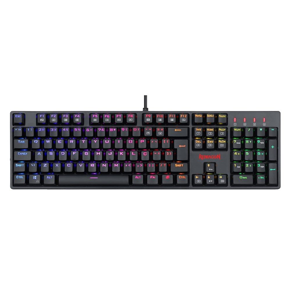 Teclado Óptico-Mecânico Redragon Surara Pro, RGB, ABNT2 - K582RGB-PRO