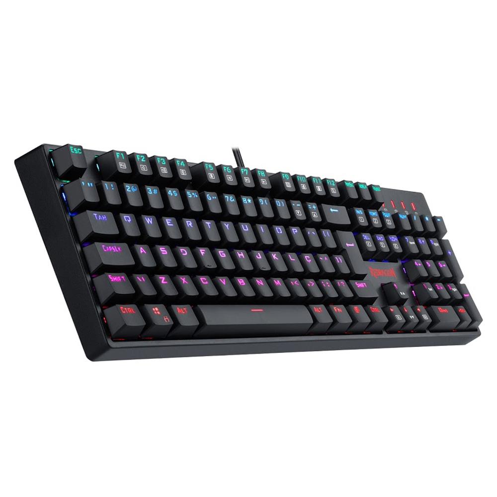 Teclado Óptico-Mecânico Redragon Surara Pro, RGB, ABNT2 - K582RGB-PRO