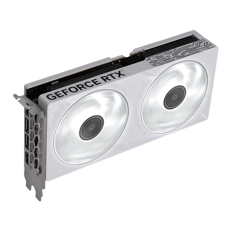 *CONSULTAR VALOR E DISPONIBILIDADE PELO WHATSAPP* Placa de Video Galax GeForce RTX 5050 1-Click OC White, 8GB, GDDR6, 128-bit