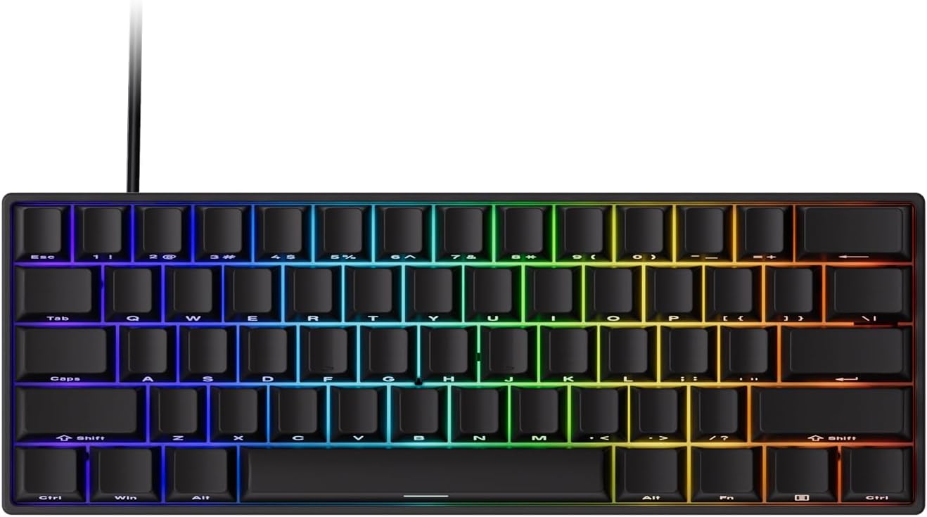 Teclado Mecânico Gamer Magnético Akko x Monsgeek Fun60 Pro SP Preto 8k Switch Akko Glare Linear AKKO01-00005-BLK Clique para ver a visualização completa Teclado Mecânico Gamer Magnético Akko x Monsgeek Fun60 Pro SP Preto 8k Switch Akko Glare Linear