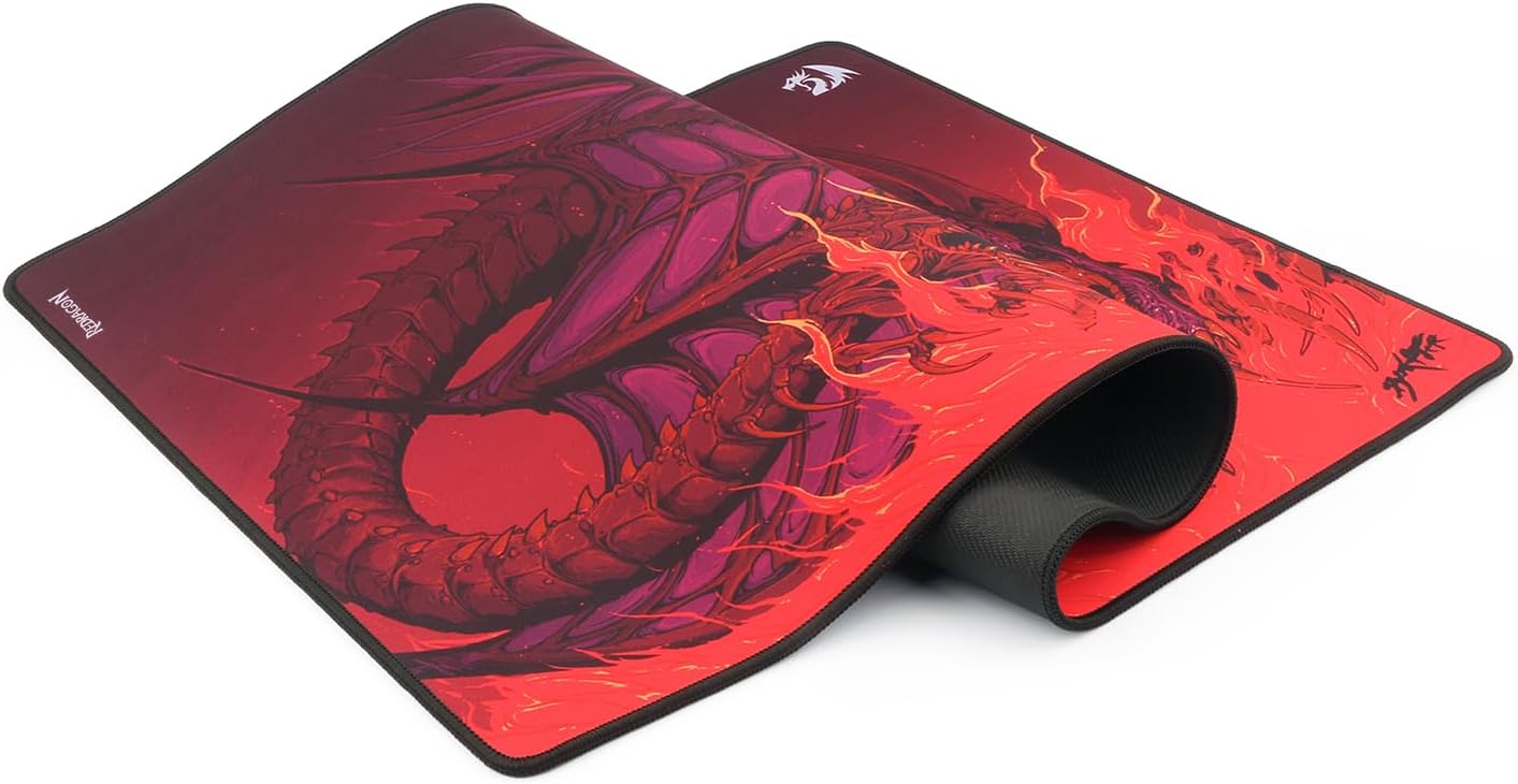 Mousepad Gamer Infernal Dragon - Extra Grande - REDRAGON