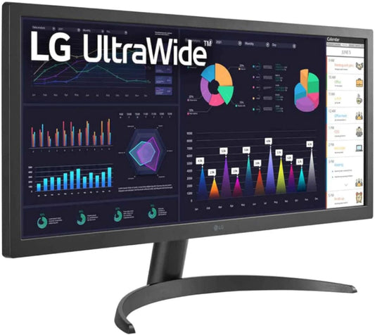 MONITOR LG ULTRAWIDE 26" IPS FULL HD 21:9 (2560 X 1080) HDR10 AMD FREESYNC 1MS (MBR) 75HZ – 26WQ500-B.AWZM - LG