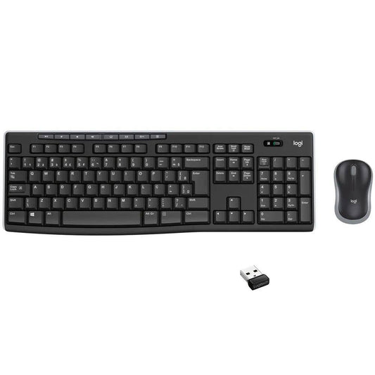 Combo Teclado e Mouse sem Fio Logitech Mk270 Layout Abnt2