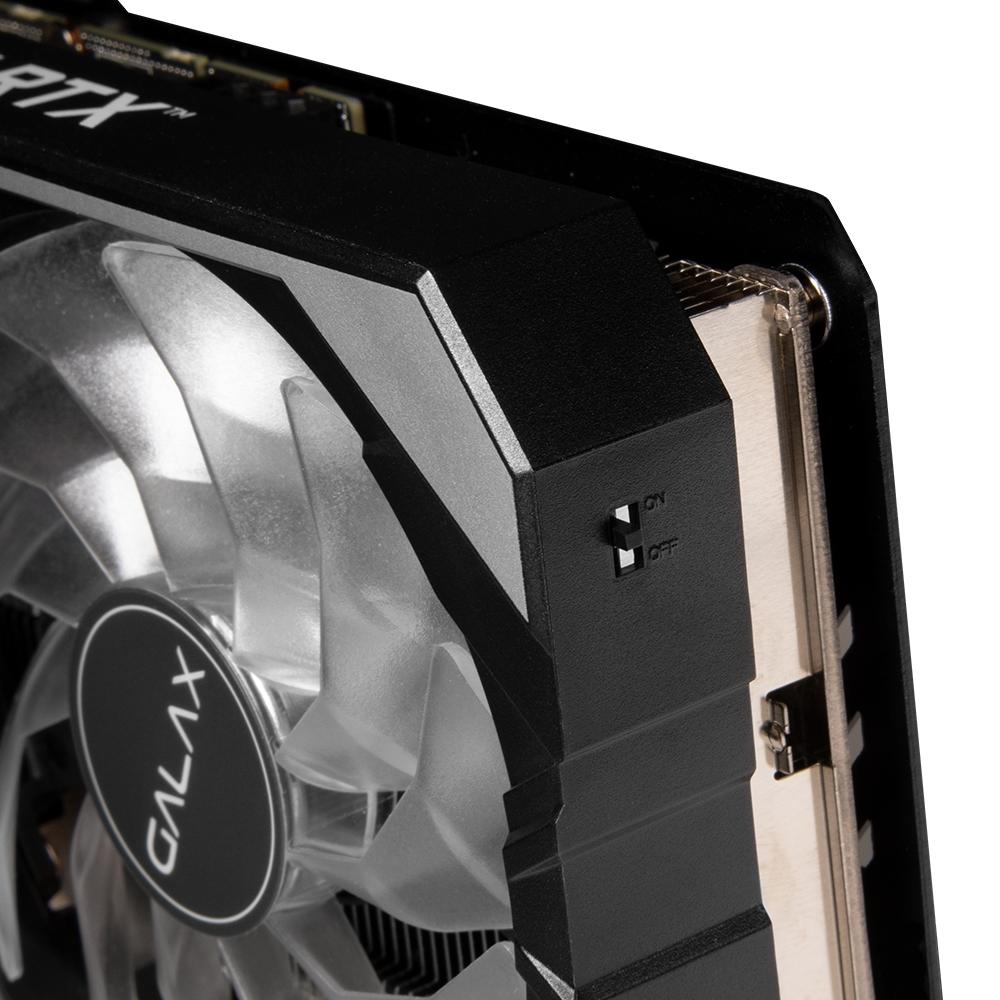 Placa de Vídeo Galax NVIDIA GeForce RTX 3050 EX, RGB, 8GB GDDR6, LHR, DLSS, Ray Tracing - 35NSL8MD6YEX