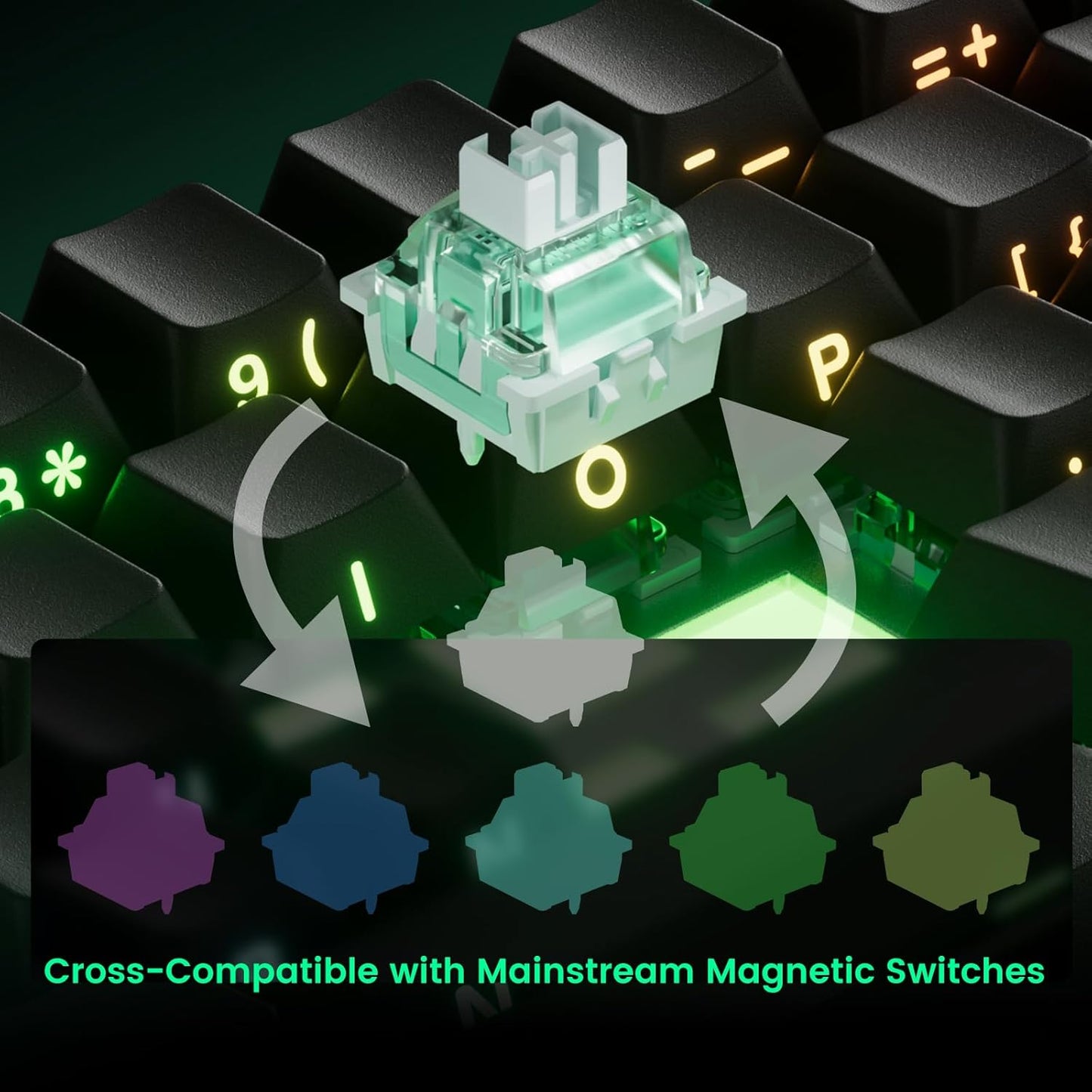 Teclado Mecânico Gamer Magnético Akko x Monsgeek Fun60 Pro SP Preto 8k Switch Akko Glare Linear AKKO01-00005-BLK Clique para ver a visualização completa Teclado Mecânico Gamer Magnético Akko x Monsgeek Fun60 Pro SP Preto 8k Switch Akko Glare Linear