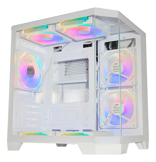 Gabinete Gamer K-mex Aquario Cg-w620 Angulo Sem Fan