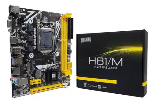 *CONSULTAR VALOR PELO WHATSAPP* Placa Mãe Revenger Intel 4 Geração Ddr3 M.2 G-h81/m