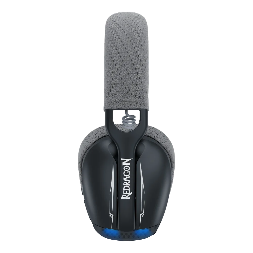 Headset Gamer Redragon Skuld Pro, Bluetooth, LED Azul, 40mm, Preto - H878bgn