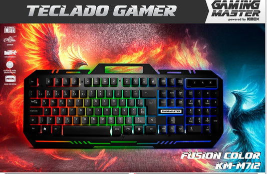 Teclado Gamer KM-M712 Fusion color meta
