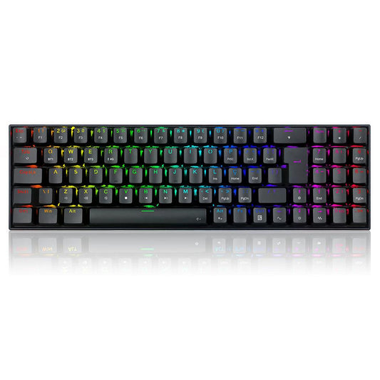 Teclado Mecanico Gamer Zed Pro RGB Switch Brown, Preto - K627p-wns-b